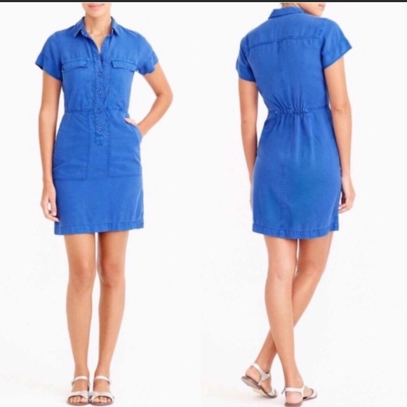 J. Crew Dresses & Skirts - J-Crew | Draper Oxford Dress in Blue